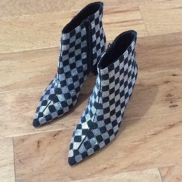 Wild Pair Checkered Boots - Picture 1 of 10